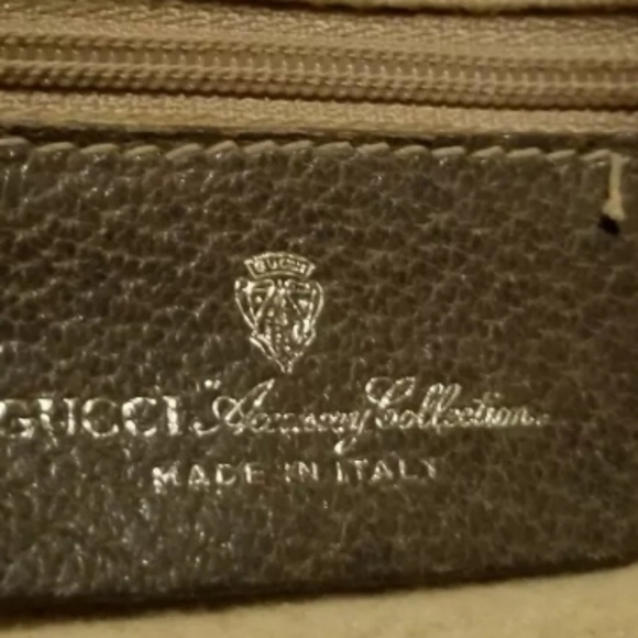 GUCCI CLASSIC GG MONOGRAM CANVAS BIEGE BAG - Picture 2 of 6
